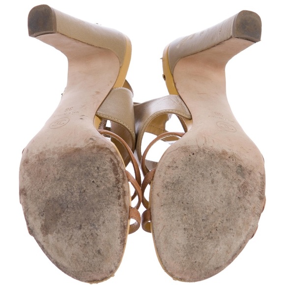 Chanel Camellia CC Ankle Strap Sandals in size 6 - Picture 5 of 5